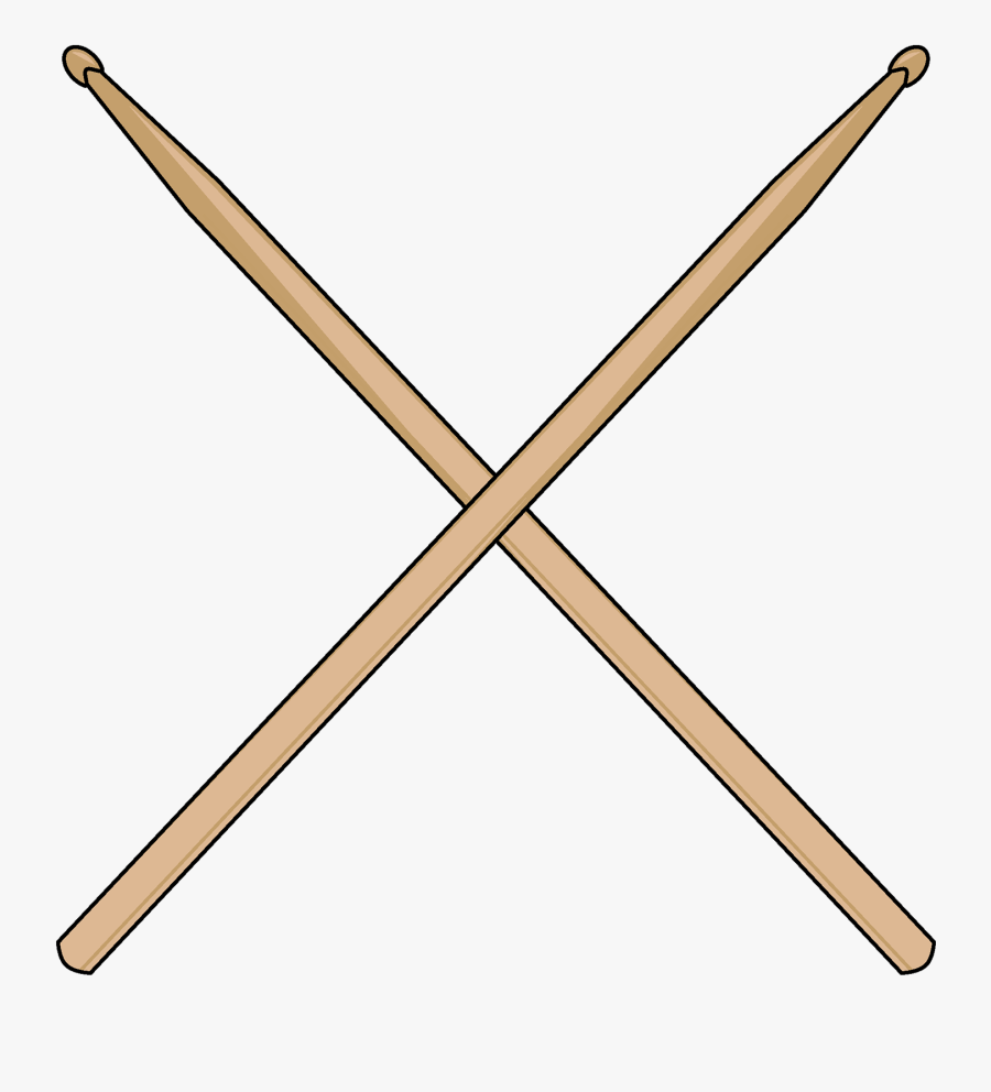 Product Design Drum Sticks & Brushes Line Angle - Benh Vien Da Khoa Trung Uong Can Tho, Transparent Clipart