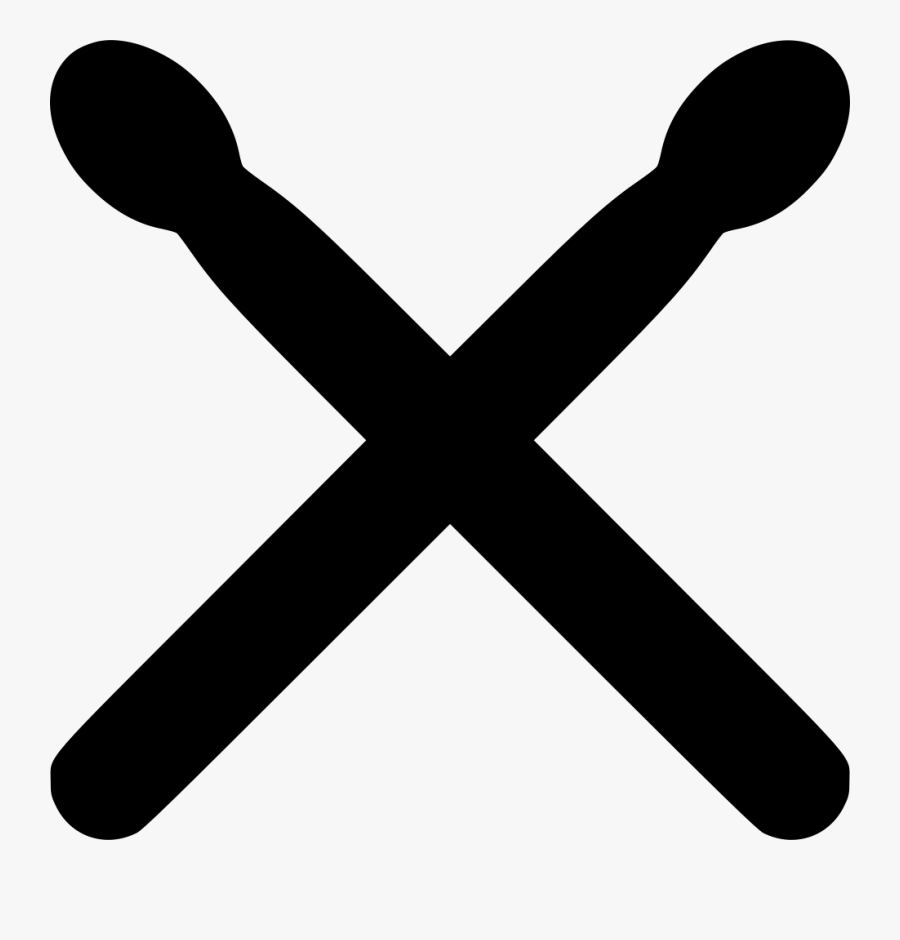 Drum Sticks - Icon, Transparent Clipart