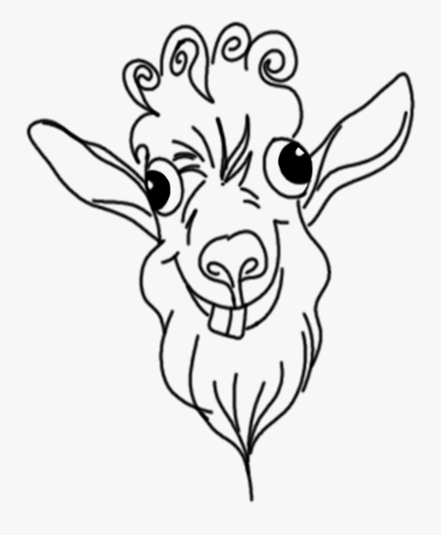 Freetoedit Ftestickers Animal Lama Stroke, Transparent Clipart