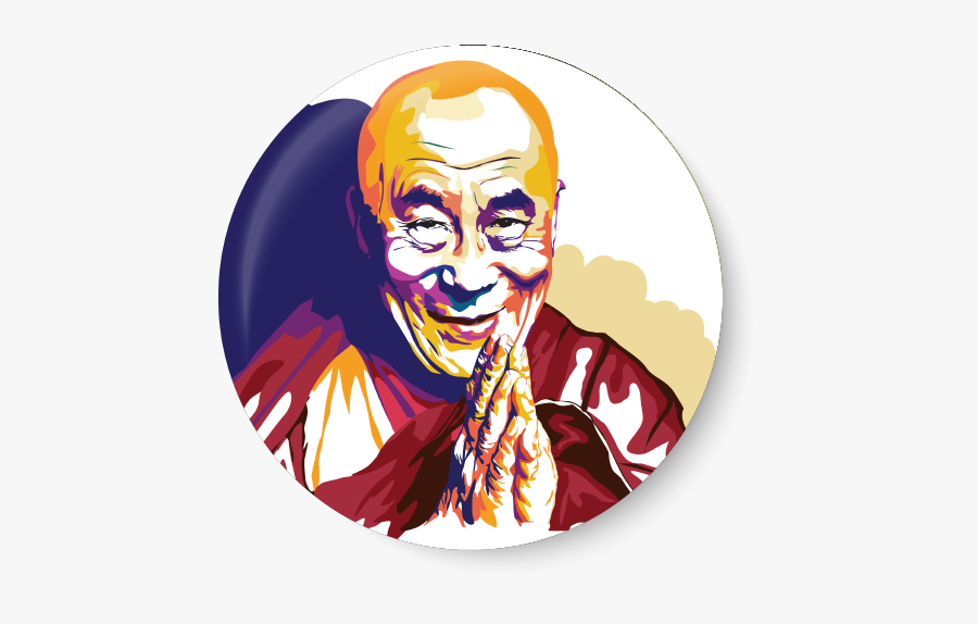 Dalai Lama - Dalai Lama Illustration, Transparent Clipart