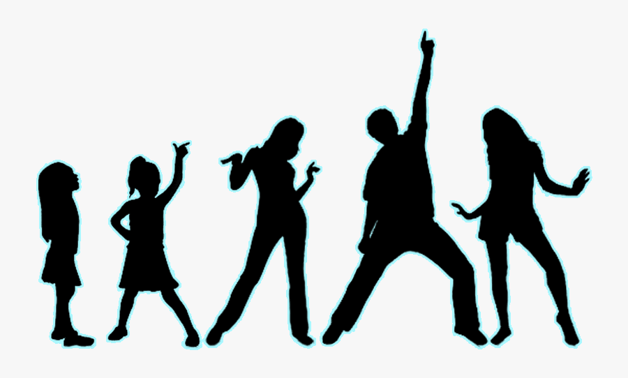 Children Singing At Getdrawings Com Free For - Kids Performing Silhouette, Transparent Clipart
