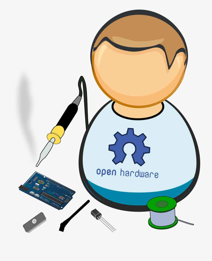 Hacker Clipart Computer Technician - Hardware Clipart Png, Transparent Clipart