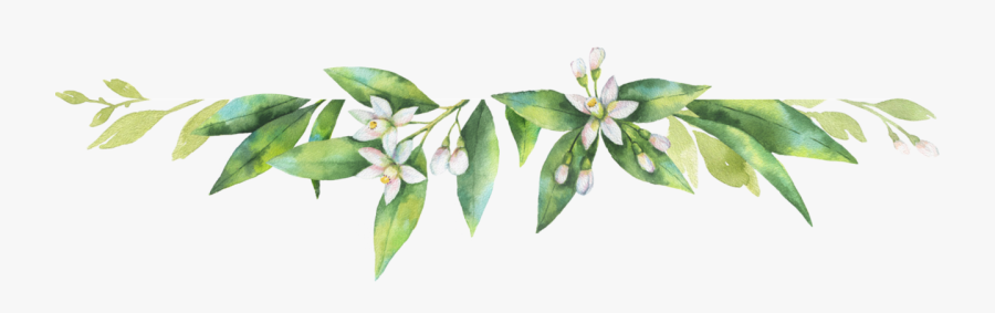 Growing In The Light And The Lifestyle Of A Priestess - Orange Leaves Watercolor Invitation, Transparent Clipart