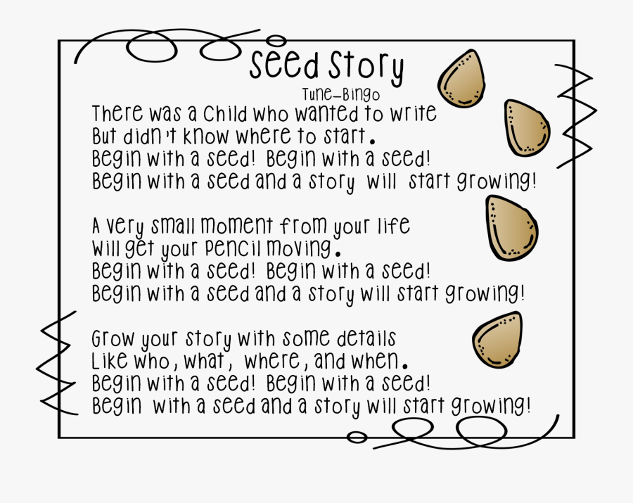 Anecdote - Seed Story Writing, Transparent Clipart