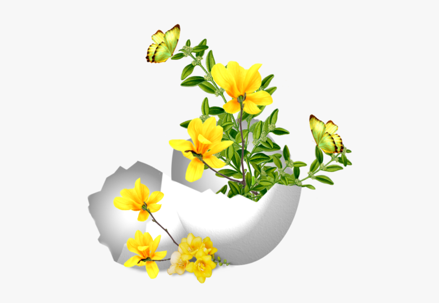 Dco Paques - Ragdoll Kitty And Butterflies, Transparent Clipart