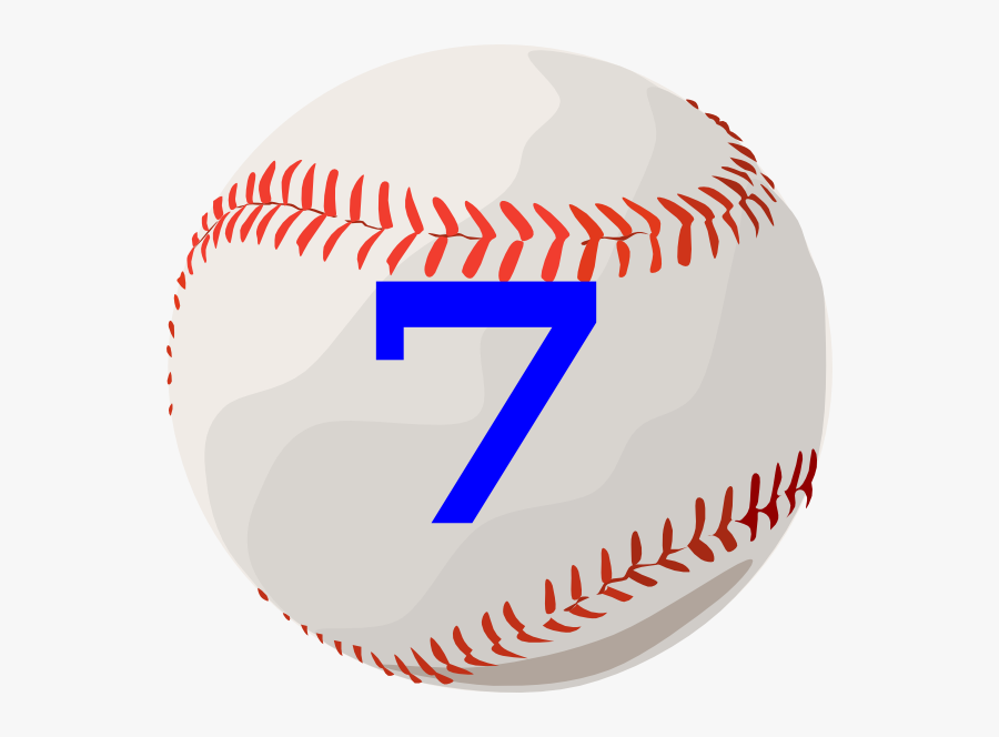 Number Clipart Baseball - Baseball Clipart Transparent, Transparent Clipart