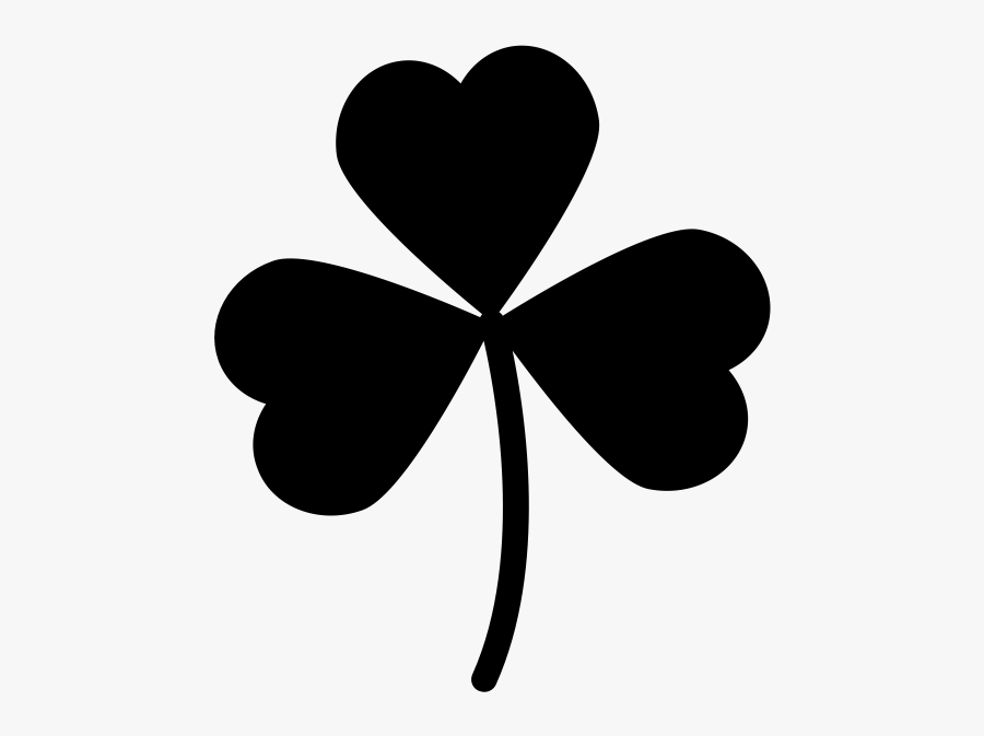 Three Leaf Clover Rubber Stamp"
 Class="lazyload Lazyload - 3 Leaf Clover Black Clover, Transparent Clipart