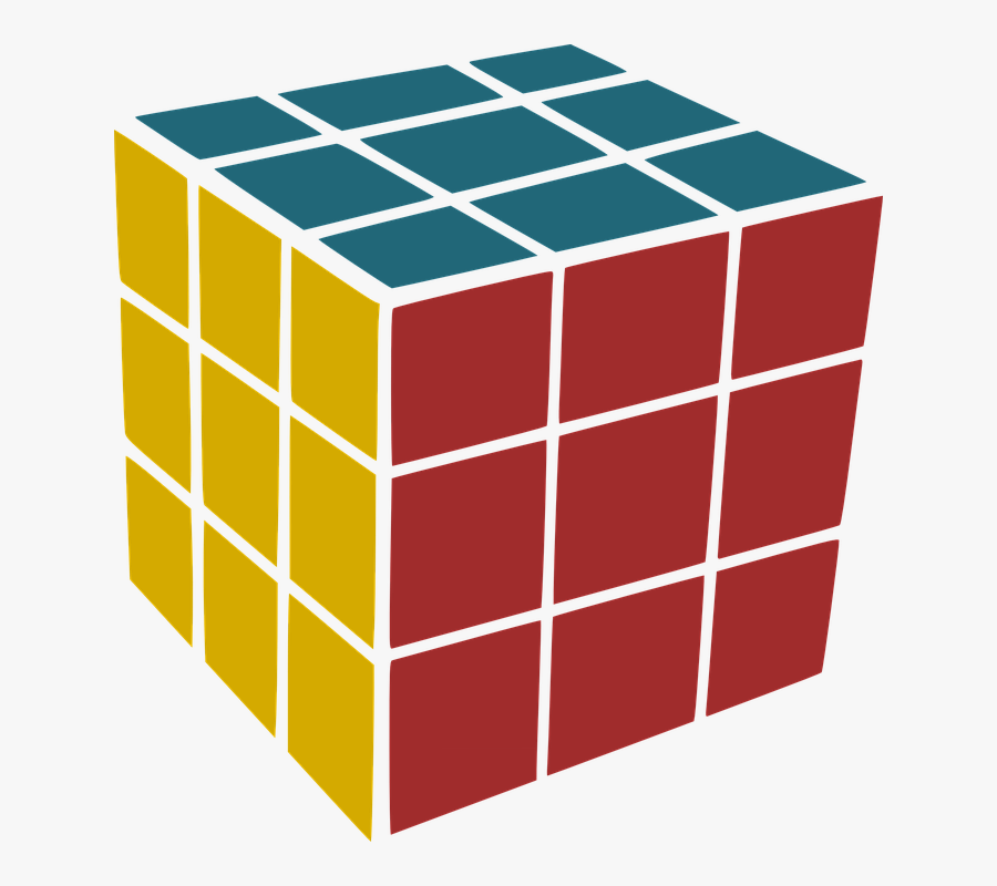 Rubik's Cube Vector Png, Transparent Clipart