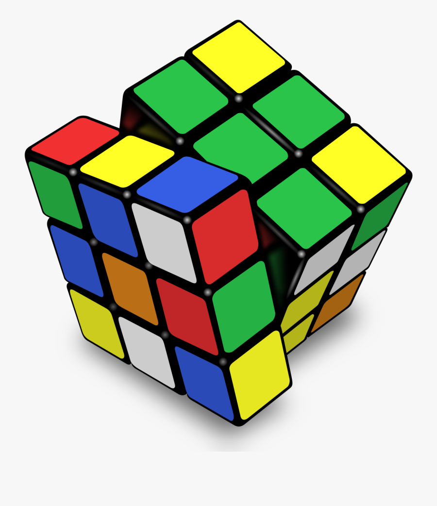 Rubik's Cube Svg, Transparent Clipart