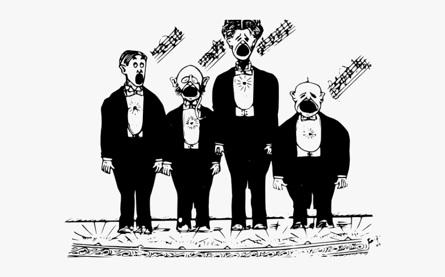 Choir Singers Men, Transparent Clipart