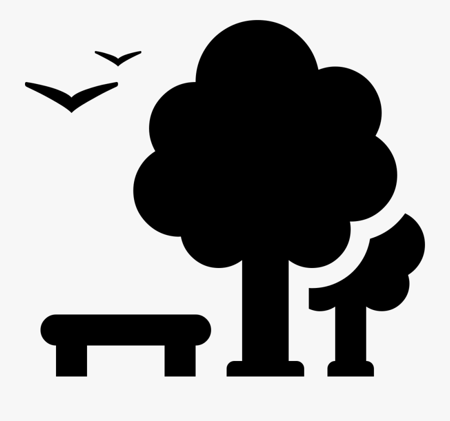 Park Png Black, Transparent Clipart