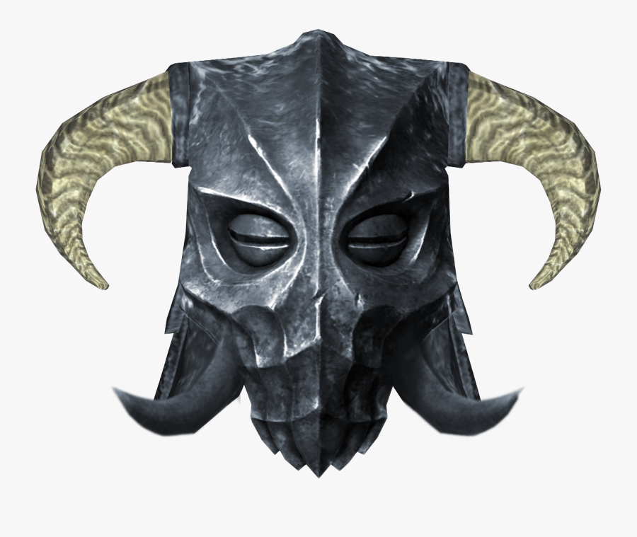 Clip Art So I Did A - Skyrim Iron Helmet Png, Transparent Clipart