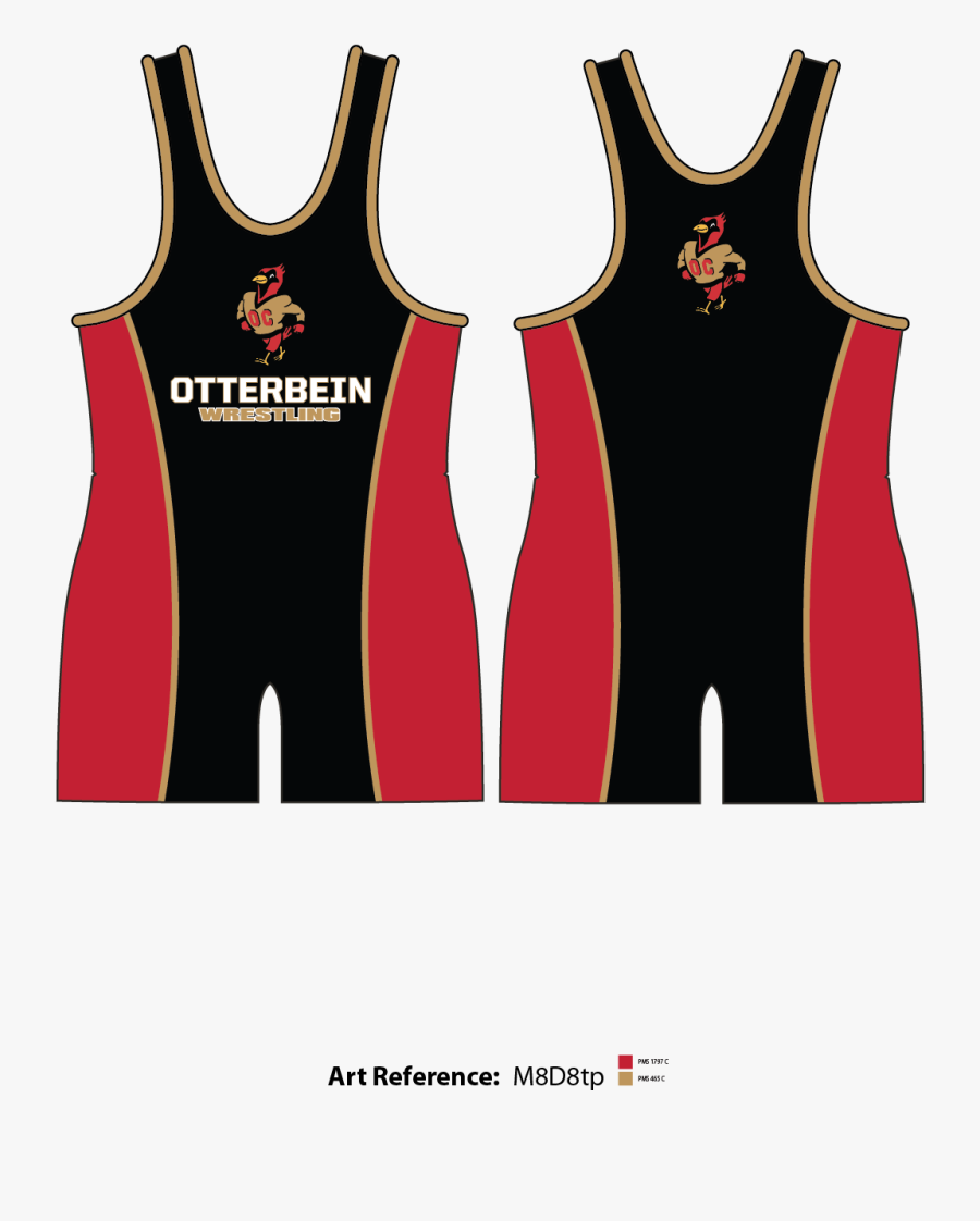 Otterbein Wrestling Men"s Track Singlet - Active Tank, Transparent Clipart