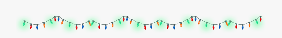 Christmas Lights Twitch Overlay, Transparent Clipart