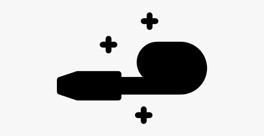 Transparent Birthday Party Blower Silhouette Png - Cross, Transparent Clipart