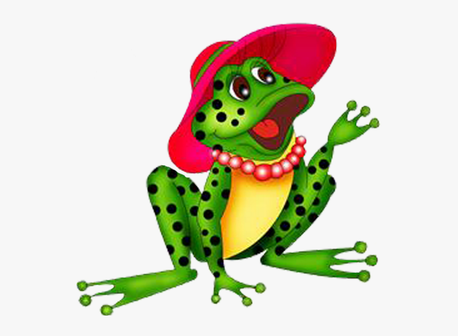 Clipart Cute Frog Pointing, Transparent Clipart
