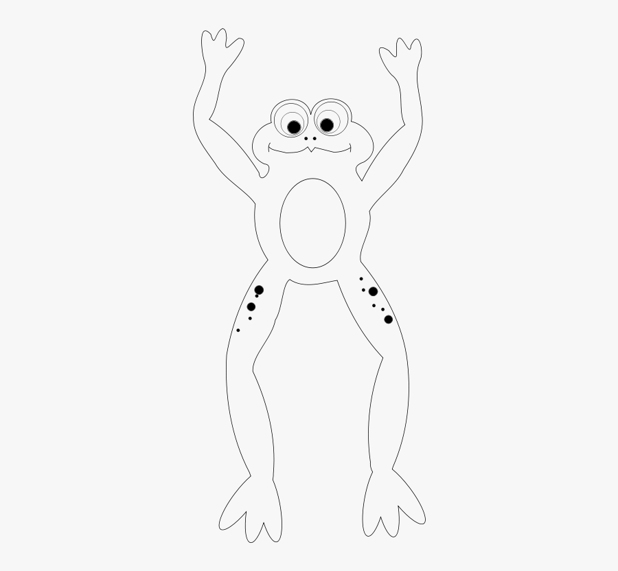 Frog 1 - Cartoon, Transparent Clipart