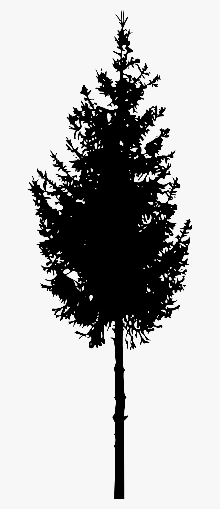 Tree Silhouette 2 - Portable Network Graphics, Transparent Clipart