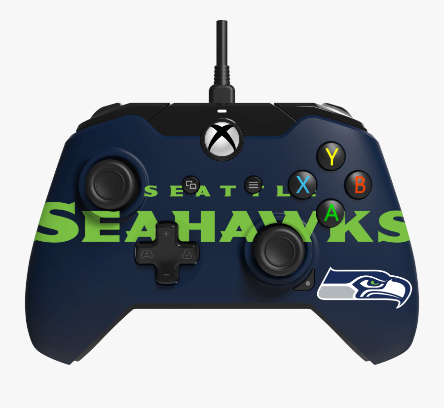 Face-off Seattle Seahawks Basic Face Plate - Seattle Seahawks Wordmark Logo, Transparent Clipart