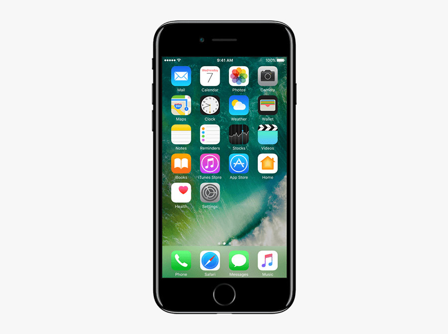 Black Transparent Png Stickpng - Iphone 7 Png Png, Transparent Clipart