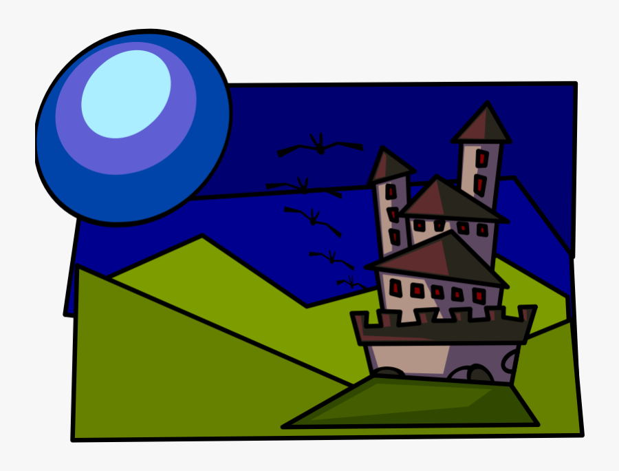 Clipart - Castle - Cartoon Castles, Transparent Clipart
