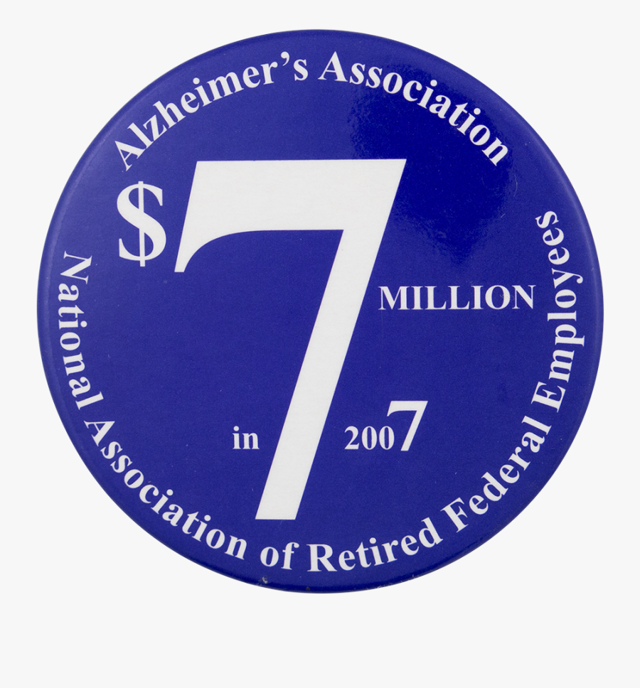 Alzheimer"s Association 7 Million - Emblem, Transparent Clipart