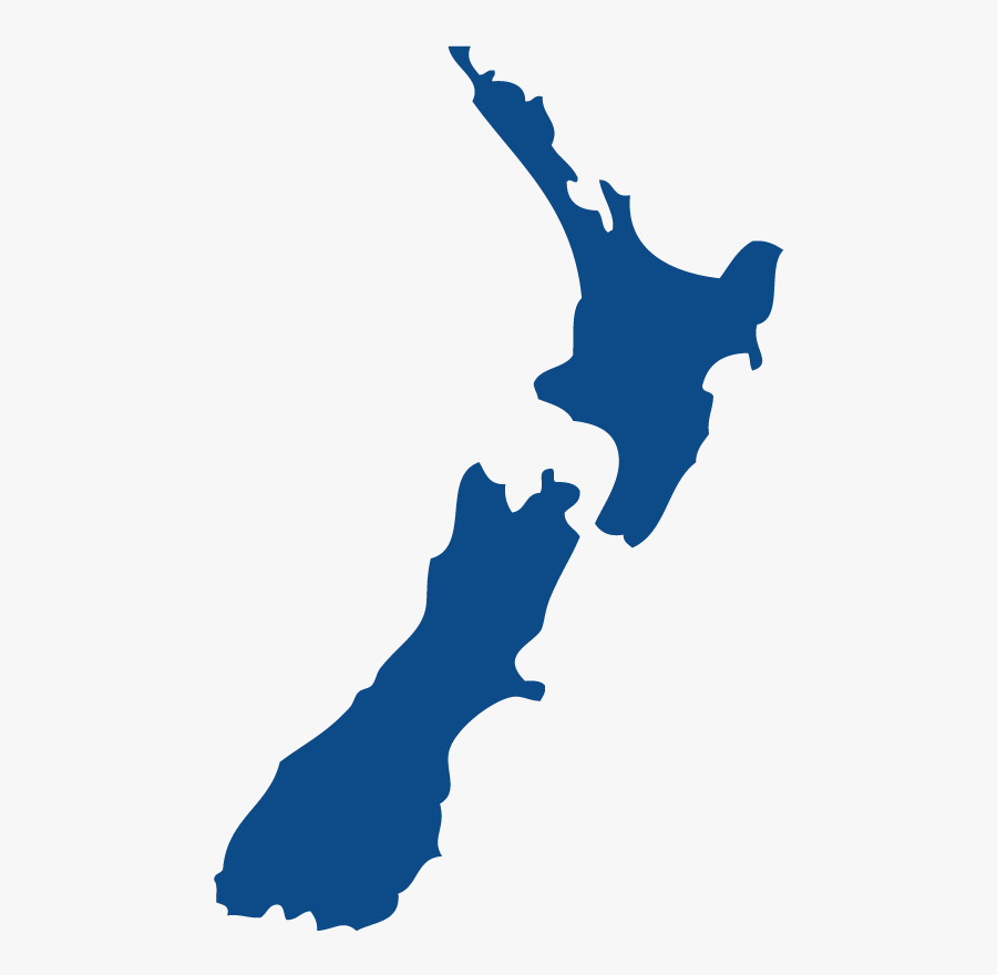 New Zealand Map Svg, Transparent Clipart