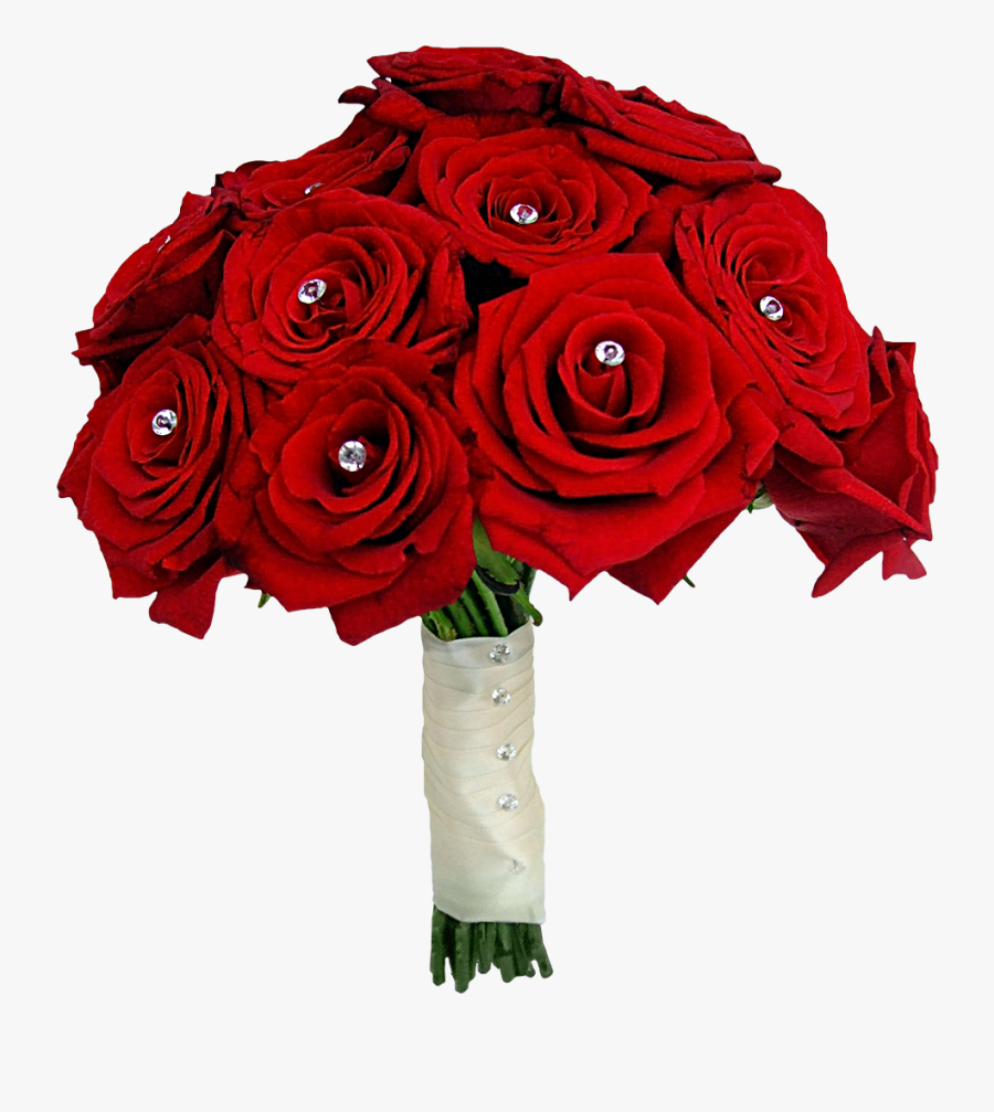 Bouquet Of Roses Png - Bouquet Red Rose Png, Transparent Clipart