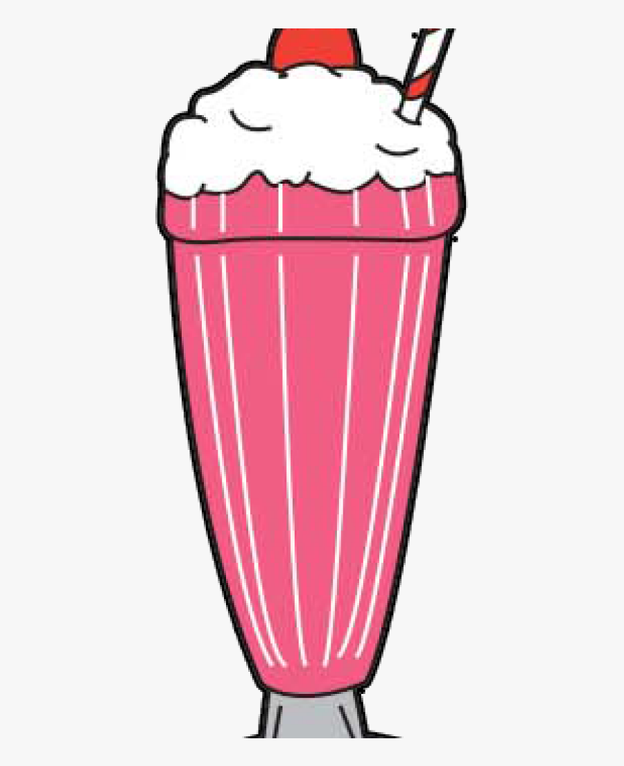 Milkshake Clipart Milkshake Banner Black And White - Milkshake Clipart Transparent Background, Transparent Clipart