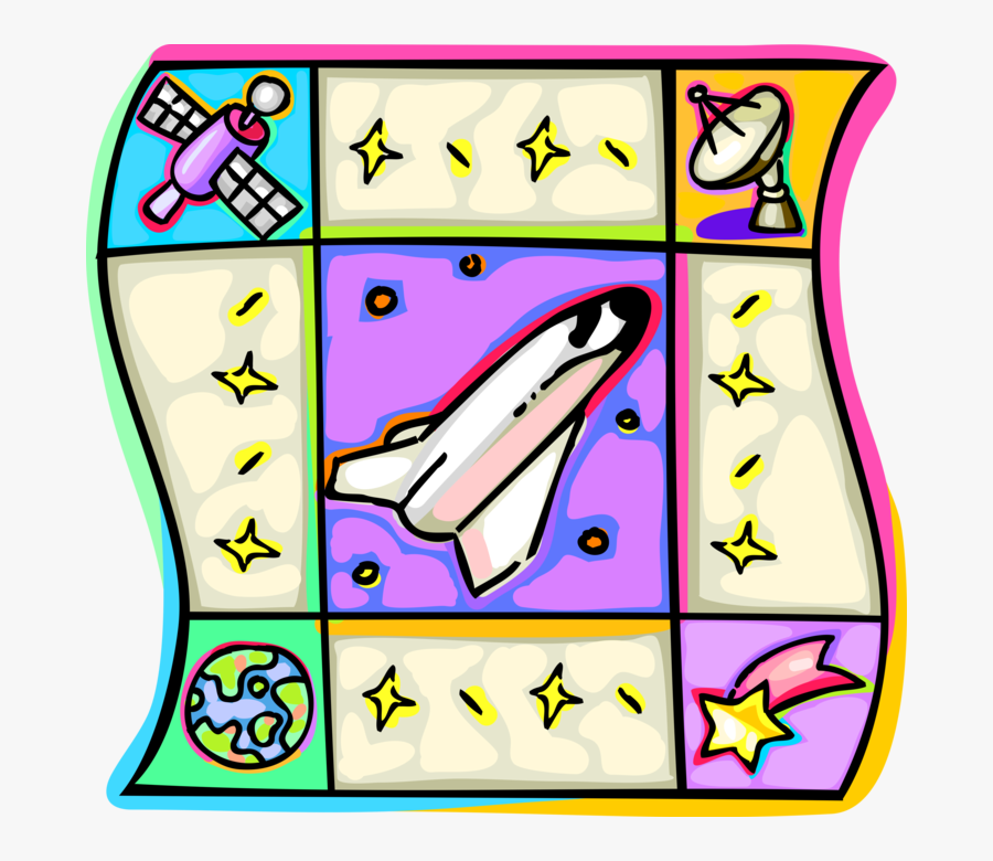 Vector Illustration Of United States Nasa Space Shuttle,, Transparent Clipart