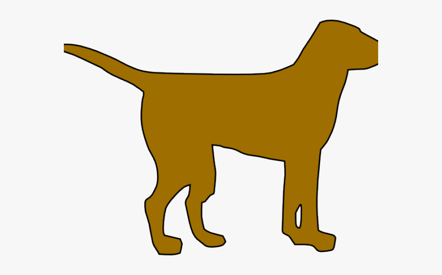 Dog Clipart Clipart Outline - Black Dog Transparent, Transparent Clipart
