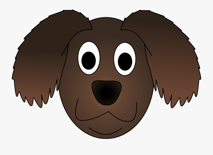 Adorable Clipart Brown Puppy - Dog Head Animation Png, Transparent Clipart