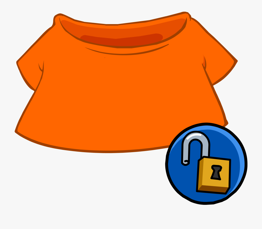 Be Heard Campaign Shirt - Club Penguin Orange Shirt, Transparent Clipart