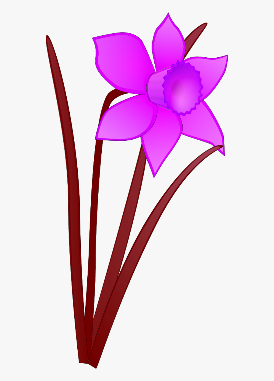 Vector Clip Art Flores Animadas Con Tallo Free Transparent