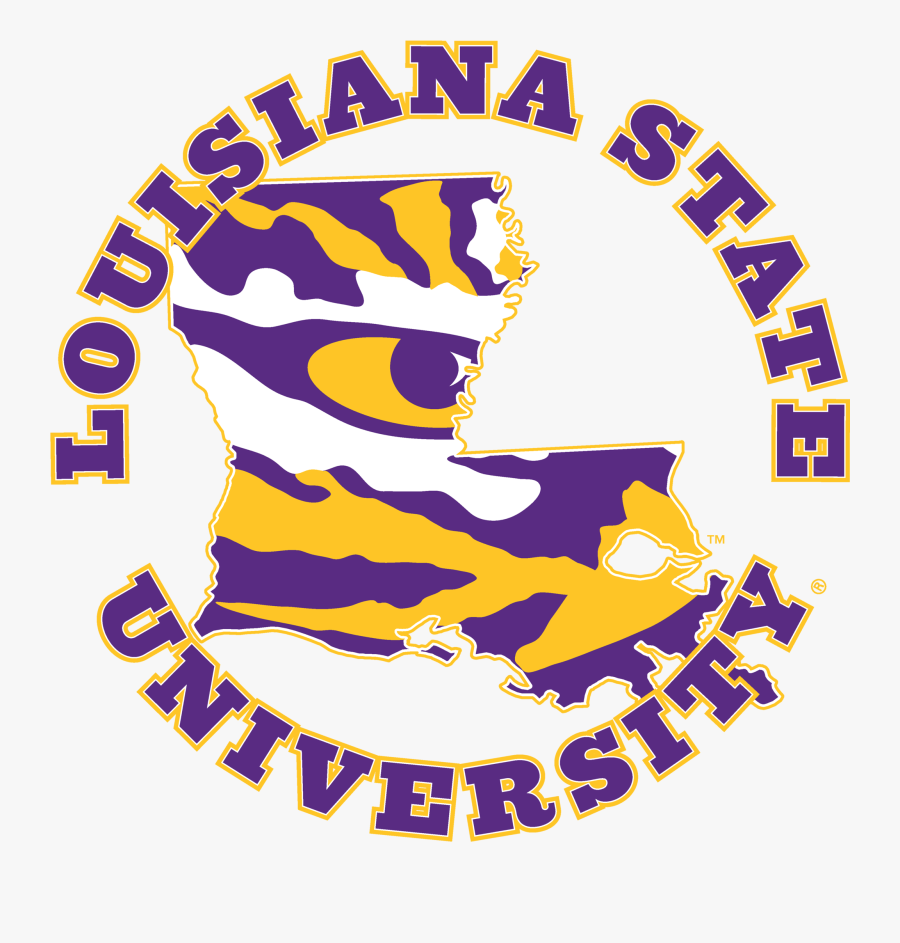 Official Ncaa Louisiana State University Tigers - Eye Of The Tiger Lsu Logo, Transparent Clipart