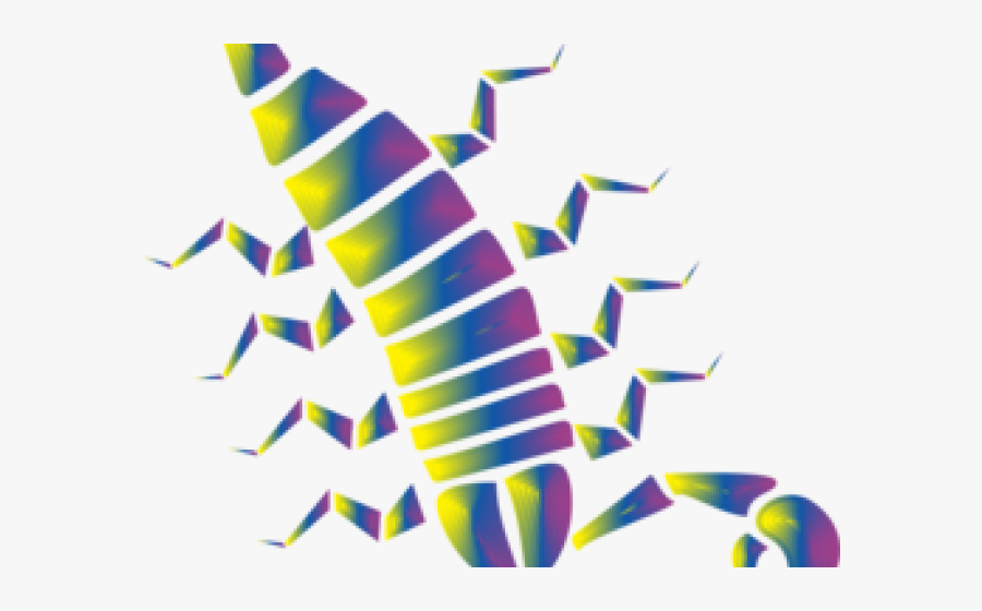 Scorpio Clipart Tribal - Escorpion Con Triangulos, Transparent Clipart