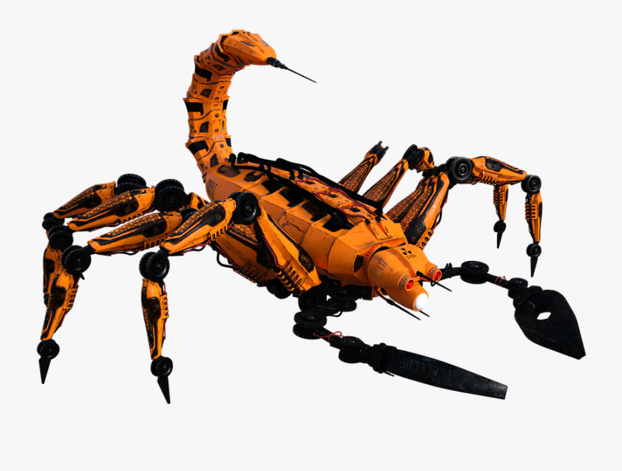 Scorpio, Arachnid, Gliederfüsser, Fatal, Mechanics - Scorpion, Transparent Clipart