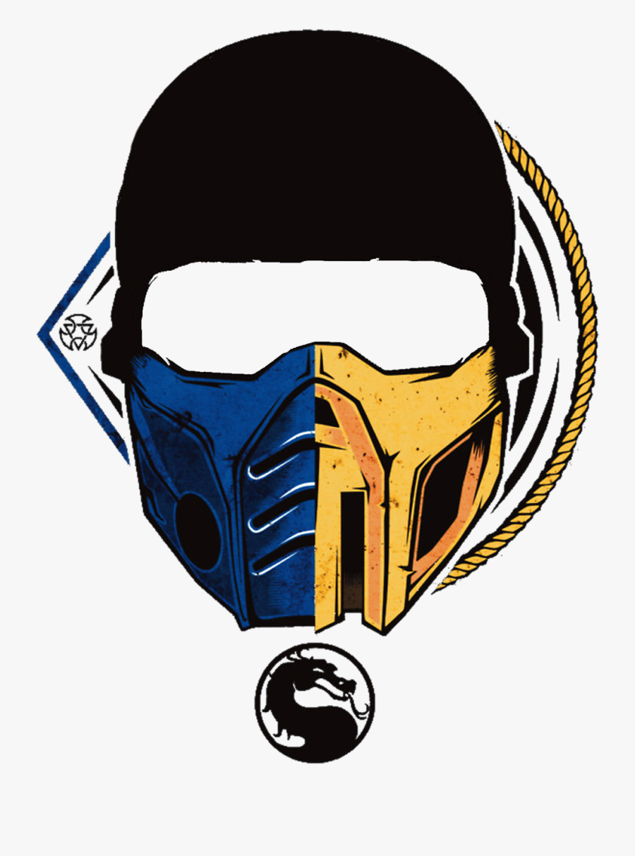 Mortal Kombat Scorpion Mask Photo Clipart , Png Download - Scorpion And Sub Zero Mask, Transparent Clipart