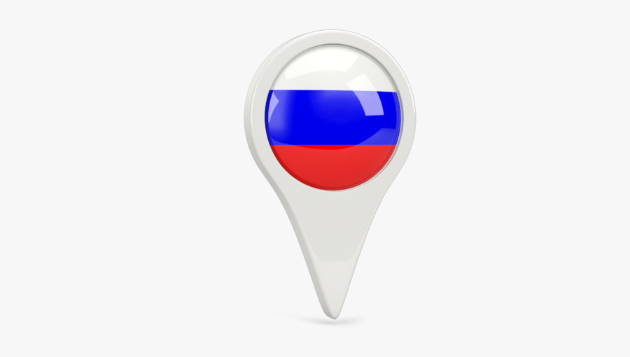 Russian Flag Pin Png - Circle, Transparent Clipart