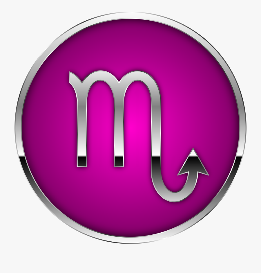Scorpio Symbol Png Image - Scorpio Astrology Symbol, Transparent Clipart