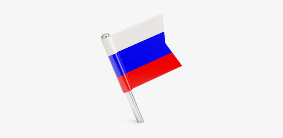 Russian Flag Pin Png - Иконка Флажок России Png, Transparent Clipart