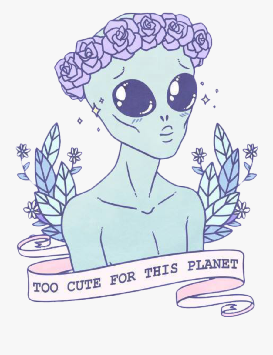 Too Cute For This Planet Png, Transparent Clipart