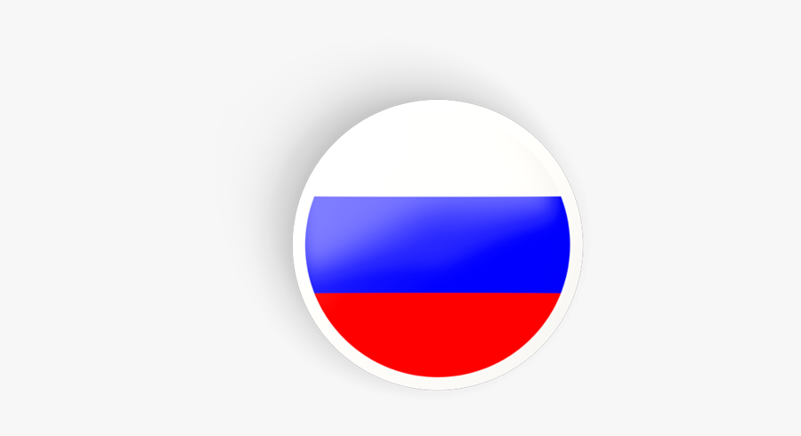 Russia Flag Icon Circle, Transparent Clipart