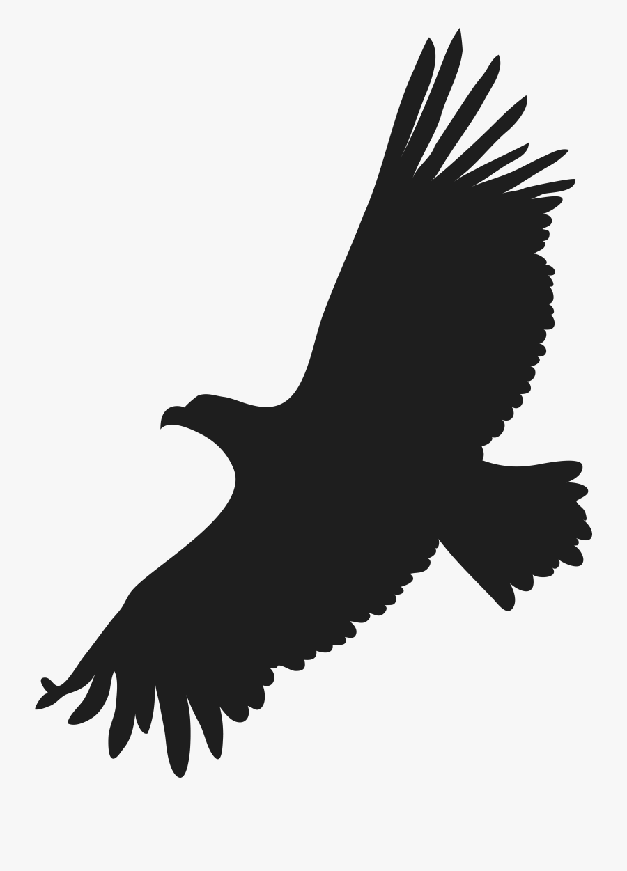 Clip Art Flying Eagle Clip Art - Eagle Shadow Flying, Transparent Clipart