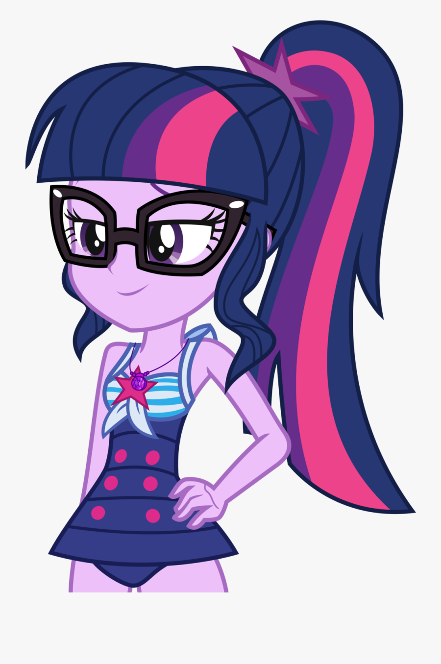 Swimsuit Sparkle By Sketchmcreations - My Little Pony Equestria Girls Twilight Sparkle Swimsuit, Transparent Clipart
