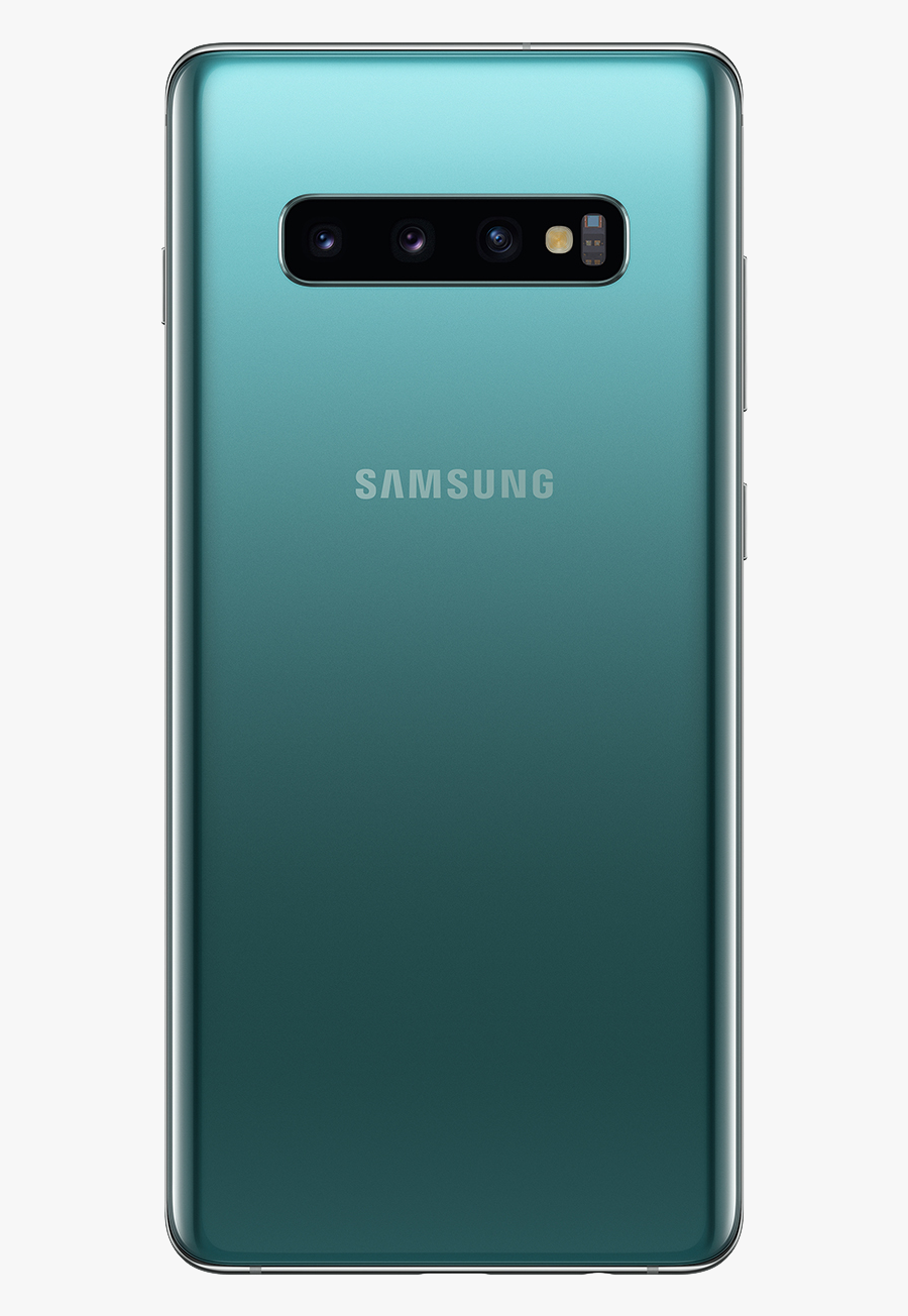 Samsung Galaxy S10 Prism Green Back Png Image - Smartphone, Transparent Clipart
