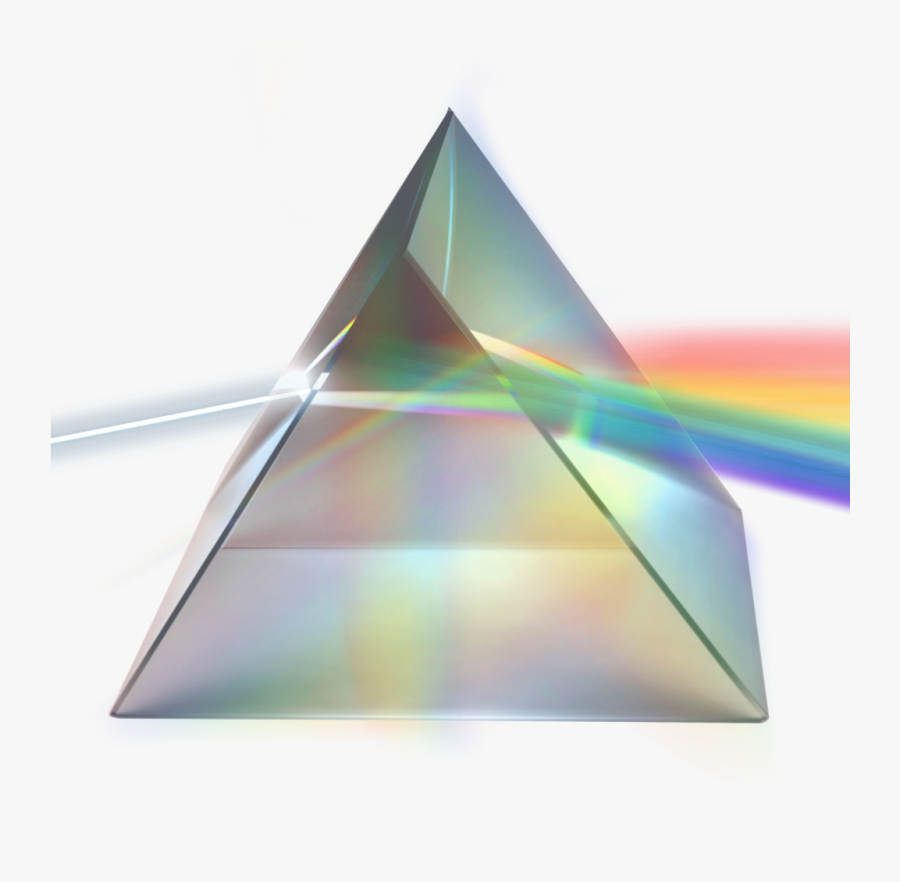 #prism #spectrum #rainbow #colorful - Pyramid, Transparent Clipart