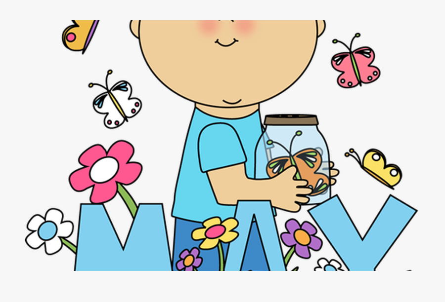 May Clip Art May Images Month Of May Clip Art - Spring Clip Art Black And White Free, Transparent Clipart