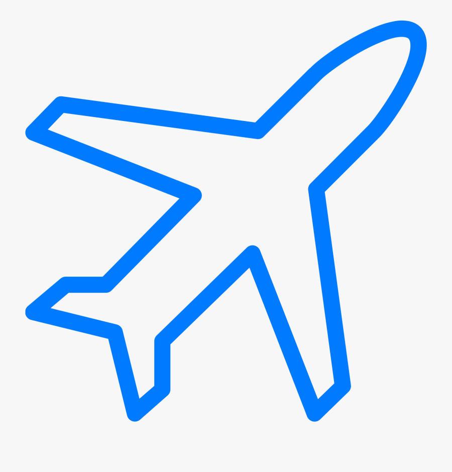 Airplane Icon Transparent Download - Иконка Аэропорт, Transparent Clipart