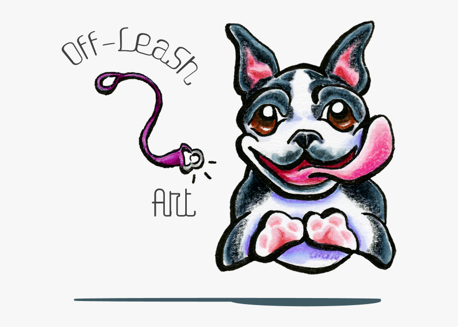 Off Leash Art - Cartoon, Transparent Clipart